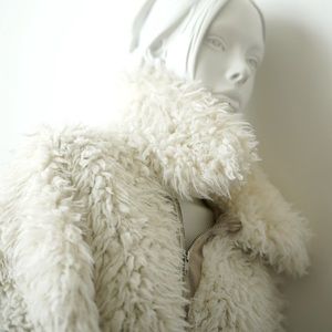 Reformation Faux Fur Jacket - Size xs